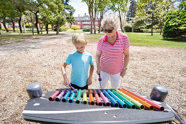 Outdoor Musical Instruments | Intergenerational Play